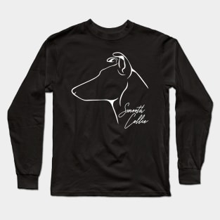 Proud Smooth Collie profile dog lover Long Sleeve T-Shirt